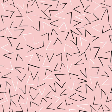 Custom Fabric 'Bird Walk Pink' by Ellen McKenna