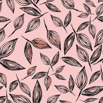 Custom Fabric 'Falling Pink' by Ellen McKenna