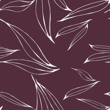 Custom Fabric 'Wind Purple and White' by Ellen McKenna