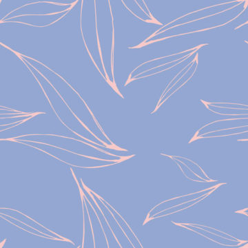 Custom Fabric 'Wind Blue and Pink' by Ellen McKenna
