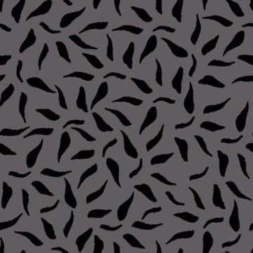 Custom Fabric 'Vine Grey and Black' by Ellen McKenna