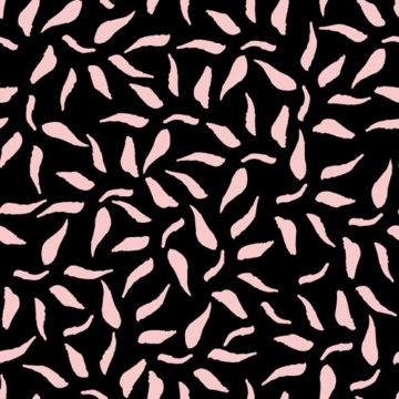 Custom Fabric 'Vine Pink and Black' by Ellen McKenna