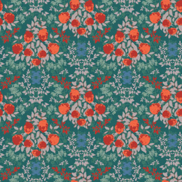 Custom Fabric 'Elegant Rose' by Claire Eden